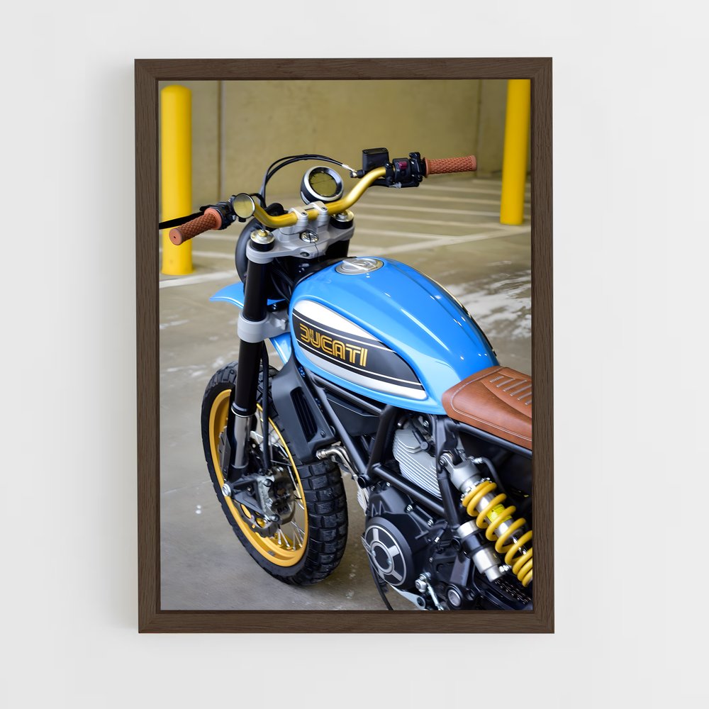 Poster Sable et Mécanique – affiche Ducati (vue 5)